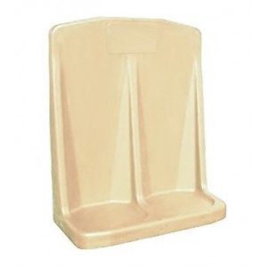 Commander Cream Double Extinguisher Stand for Foam & CO2 - CS14A/C